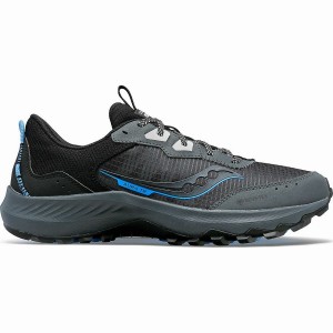 Saucony Aura TR GTX Férfi Terepfutó Cipő Szürke Fekete | Hungary S62478-Q15