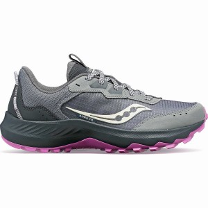 Saucony Aura TR Női Futócipő Szürke Lila | Hungary S68351-M62