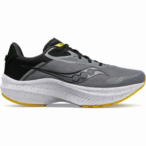 Saucony Axon 3 Férfi Futócipő Szürke Sárga | Hungary S85290-Q15