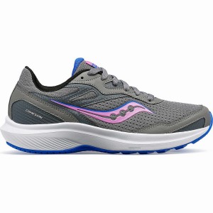 Saucony Cohesion 16 Női Gyalogló Cipő Szürke Lila | Hungary S81049-L64