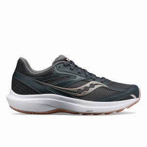 Saucony Cohesion 17 Wide Női Futócipő Zöld | Hungary S69482-U08