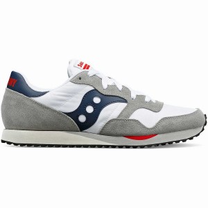 Saucony DXN Trainer Férfi Utcai Cipő Fehér Sötétkék | Hungary S34768-F69