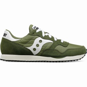 Saucony DXN Trainer Férfi Utcai Cipő Zöld Fehér | Hungary S93627-L96