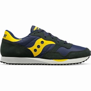 Saucony DXN Trainer Női Utcai Cipő Sötétkék Sárga | Hungary S02638-M16