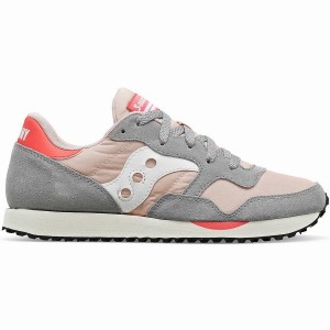 Saucony DXN Trainer Női Utcai Cipő Szürke Rózsaszín | Hungary S51793-F34