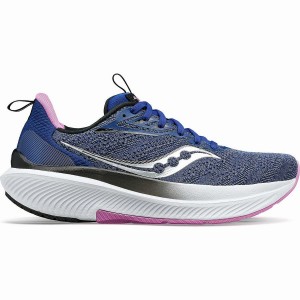 Saucony Echelon 9 Női Futócipő Sötétkék Lila | Hungary S60289-W84