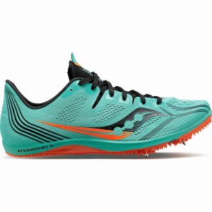 Saucony Endorphin 3 Spike Női Szöges Cipő Menta Fekete | Hungary S32457-Q46