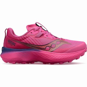 Saucony Endorphin Edge Férfi Futócipő Rózsaszín Sötétkék | Hungary S89605-F93