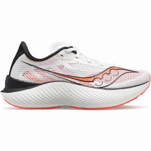 Saucony Endorphin Pro 3 Férfi Futócipő Fehér Fekete Piros | Hungary S05867-K47