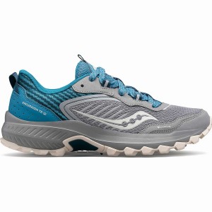 Saucony Excursion TR15 Női Terepfutó Cipő Szürke Kék | Hungary S47283-G07