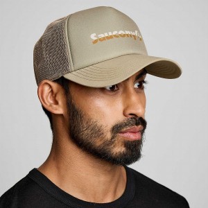 Saucony Foamie Trucker Férfi Kalap Kávé | Hungary S60753-S96