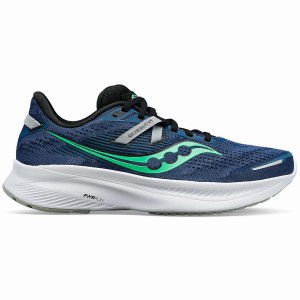 Saucony Guide 16 Wide Férfi Futócipő Sötétkék Türkiz | Hungary S10857-H94