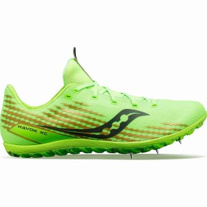 Saucony Havok XC 3 Spike Női Szöges Cipő Zöld | Hungary S27904-N07