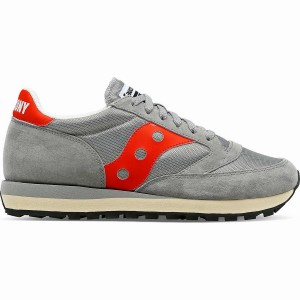 Saucony Jazz 81 Férfi Utcai Cipő Szürke Piros | Hungary S05648-H51