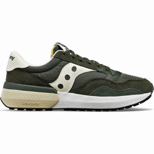 Saucony Jazz NXT Női Utcai Cipő Zöld Krém | Hungary S29603-B94