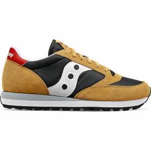 Saucony Jazz Original Férfi Utcai Cipő Bézs Fekete | Hungary S13205-M97