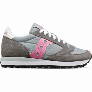 Saucony Jazz Original Női Utcai Cipő Szürke Rózsaszín | Hungary S50327-N38