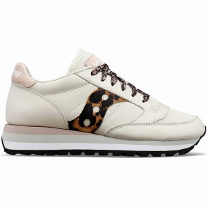 Saucony Jazz Triple Női Utcai Cipő Bézs Leopárd | Hungary S32570-Y20