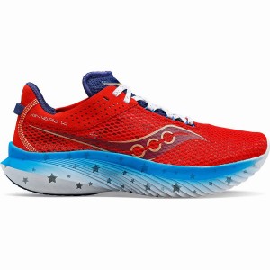 Saucony Kinvara 14 Liberty Férfi Futócipő Piros Fehér Kék | Hungary S43508-U92