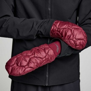 Saucony Oysterpuff Mitt Férfi Kesztyű Piros | Hungary S78093-X46