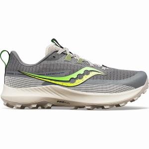 Saucony Peregrine 13 Férfi Futócipő Szürke Zöld | Hungary S15309-Y41