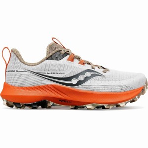 Saucony Peregrine 13 Női Terepfutó Cipő Fehér Narancssárga | Hungary S56734-P26