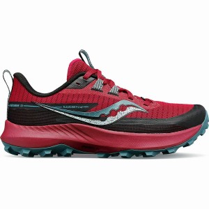 Saucony Peregrine 13 Női Terepfutó Cipő Piros Türkiz | Hungary S37689-X70