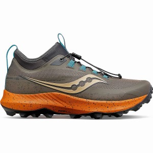 Saucony Peregrine 13 ST Férfi Terepfutó Cipő Barna | Hungary S30427-R82