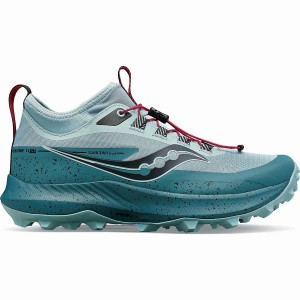 Saucony Peregrine 13 ST Női Terepfutó Cipő Türkiz Kék | Hungary S94375-R92