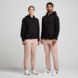 Saucony Recovery Hoody Férfi Kapucnis Pulóver Fekete | Hungary S30754-F35