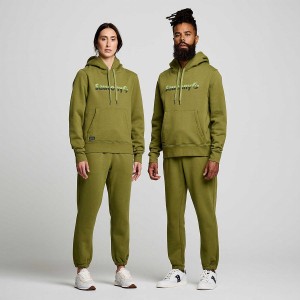 Saucony Recovery Hoody Női Kapucnis Pulóver Khaki | Hungary S68903-S87