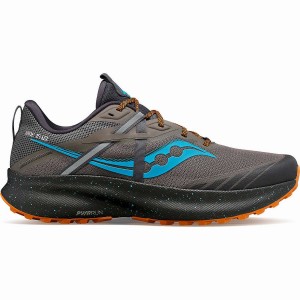 Saucony Ride 15 TR Férfi Terepfutó Cipő Szürke Kék | Hungary S61478-P92