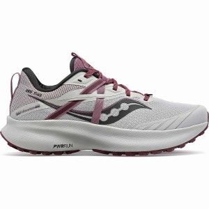 Saucony Ride 15 TR Női Terepfutó Cipő Szürke Lila | Hungary S25891-S87