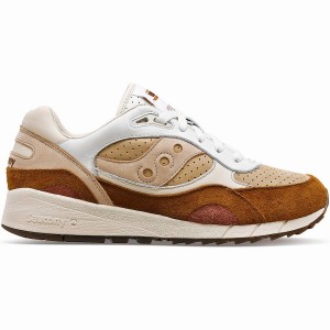 Saucony Shadow 6000 Cappuccino Férfi Utcai Cipő Fehér Barna | Hungary S49037-J69