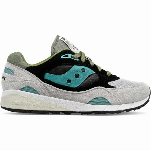 Saucony Shadow 6000 Férfi Utcai Cipő Szürke Zöld Fekete | Hungary S64309-Z40