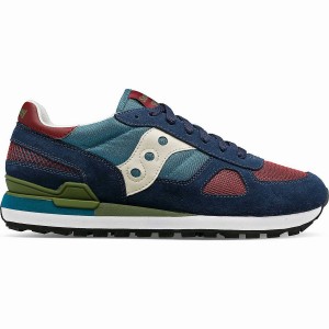 Saucony Shadow Original Férfi Utcai Cipő Sötétkék Zöld | Hungary S58734-J13