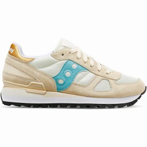 Saucony Shadow Original Női Utcai Cipő Barna Türkiz | Hungary S81472-U57