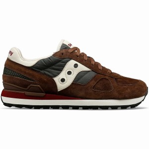 Saucony Shadow Original Premium Női Utcai Cipő Barna Zöld | Hungary S60813-P15