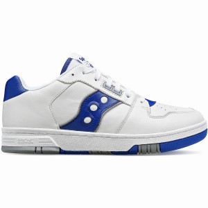 Saucony Spot-Bilt™ Sonic Low Férfi Utcai Cipő Fehér Királykék | Hungary S29460-U89