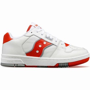 Saucony Spot-Bilt™ Sonic Low Férfi Utcai Cipő Fehér Piros | Hungary S04372-P59