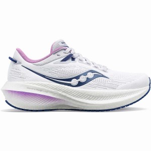 Saucony Triumph 21 Női Futócipő Fehér Sötétkék | Hungary S96320-U08