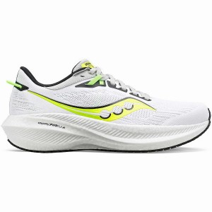 Saucony Triumph 21 Női Futócipő Fehér Zöld | Hungary S09236-Y39