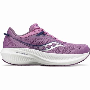 Saucony Triumph 21 Női Futócipő Lila Sötétkék | Hungary S51046-G65