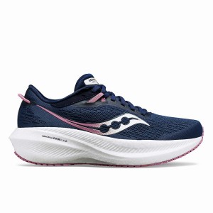 Saucony Triumph 21 Női Futócipő Sötétkék Lila | Hungary S15907-Z13