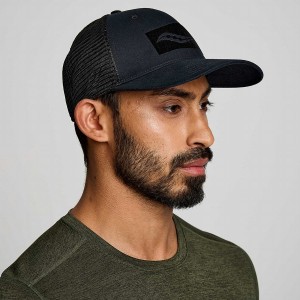 Saucony Trucker Férfi Kalap Fekete | Hungary S28935-H84