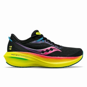 Saucony X Sweaty Betty Triumph 21 Női Futócipő Fekete Rózsaszín | Hungary S50412-Q65