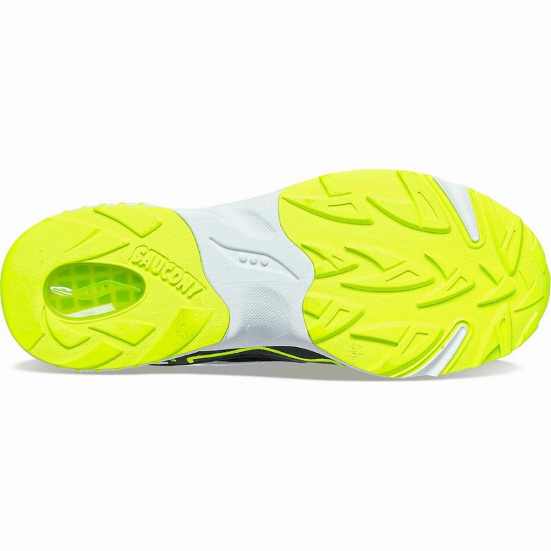 Saucony 3D Grid Hurricane Férfi Utcai Cipő Fekete Fehér | Hungary S20659-W39