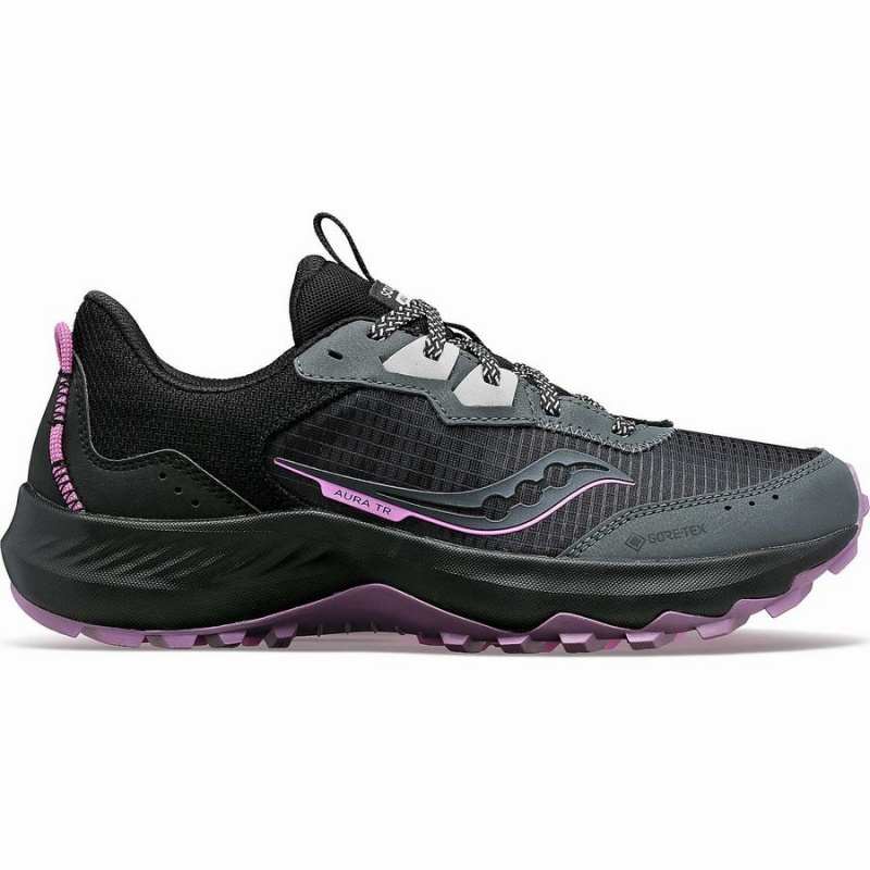 Saucony Aura TR GTX Női Futócipő Szürke Fekete | Hungary S58692-P94