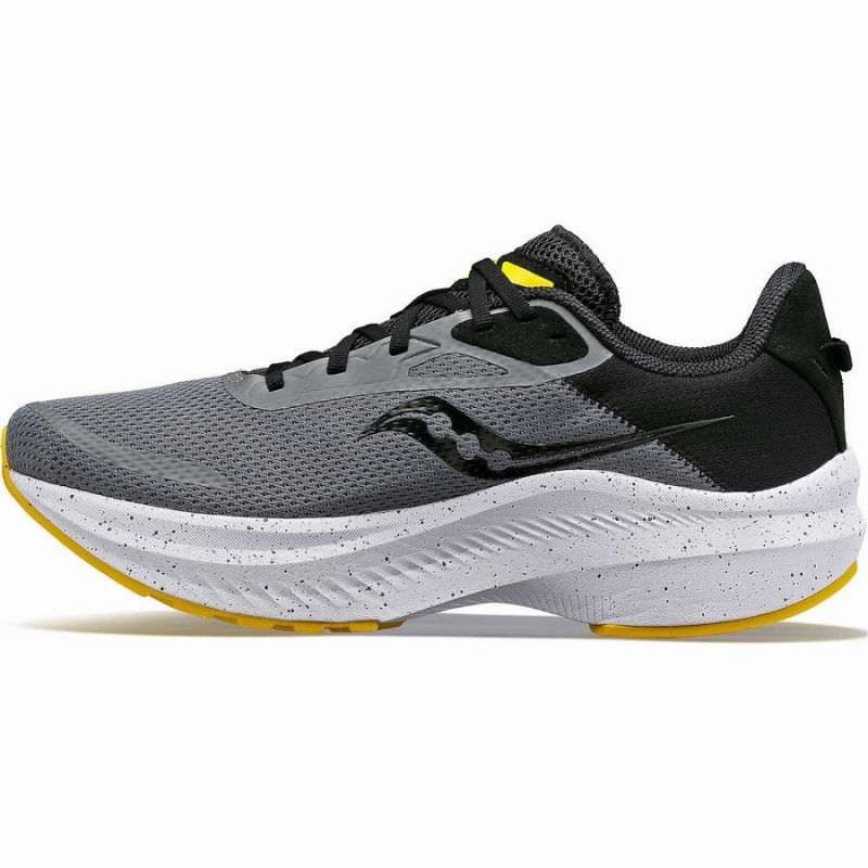 Saucony Axon 3 Férfi Futócipő Szürke Sárga | Hungary S85290-Q15