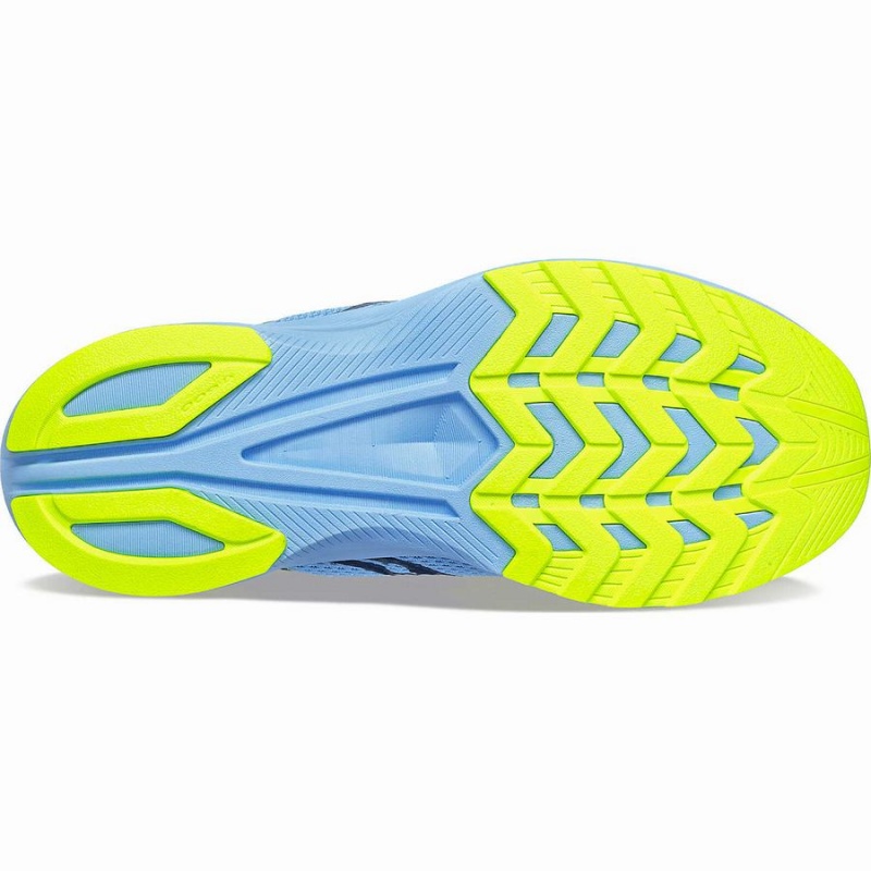 Saucony Axon 3 Női Futócipő Kék Sárga | Hungary S81729-X25